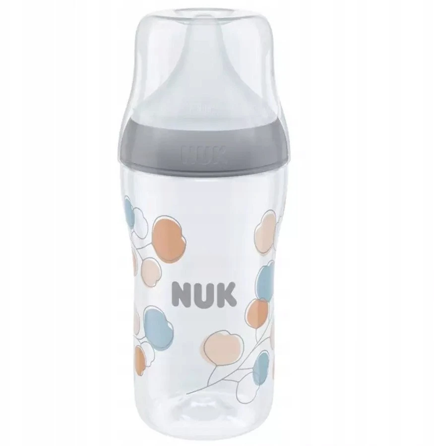 NUK Perfect Match buteliukas su temperatūros kontrole, 260 ml, rudas