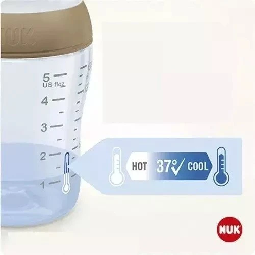 NUK 742027 Mikės Pūkuotuko silikoninis buteliukas 260ml