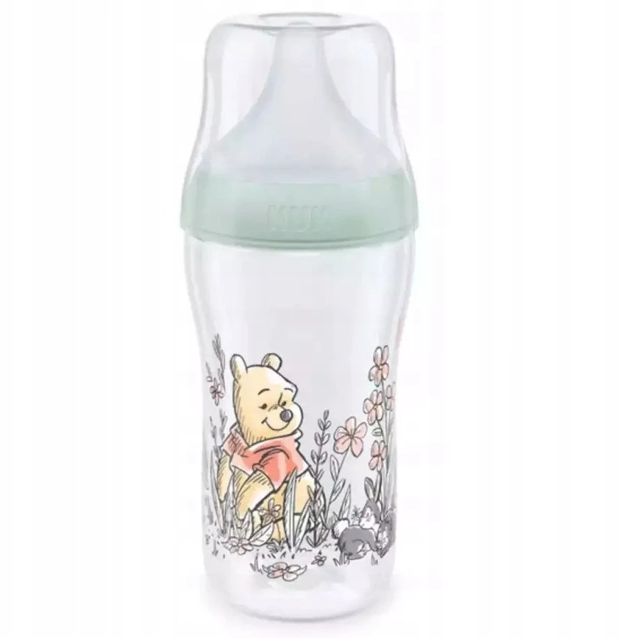 NUK 742027 Mikės Pūkuotuko silikoninis buteliukas 260ml