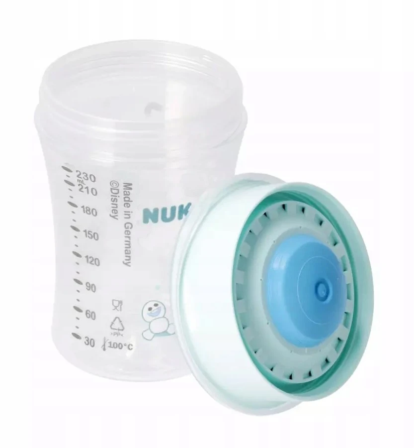 NUK Mini Magic 360° kūdikio gertuvė su dangteliu Frozen Olaf 230 ml