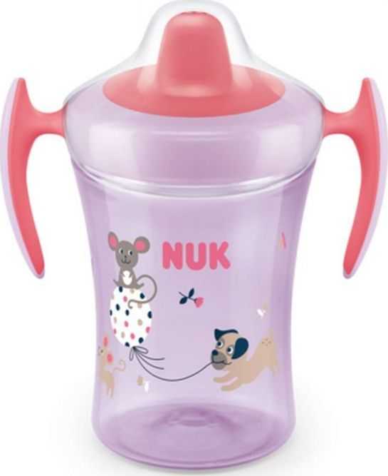 Puodelis su snapeliu ir rankenėlėmis, NUK 751140 Evolution Trainer cup, 230ml