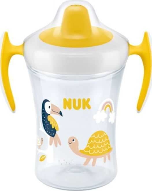 Puodelis su snapeliu ir rankenėlėmis, NUK 751140 Evolution Trainer cup, 230ml