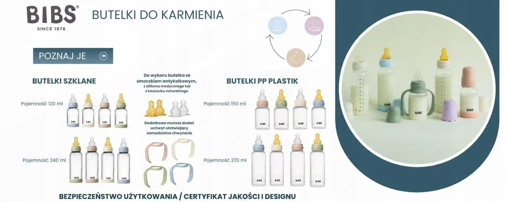 Nuk BIBS plastikinis buteliukas nuo dieglių 150 ml (Baby Mėlyna) pilnas komplektas