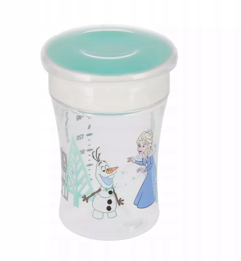 NUK Mini Magic 360° kūdikio gertuvė su dangteliu Frozen Elsa 230 ml