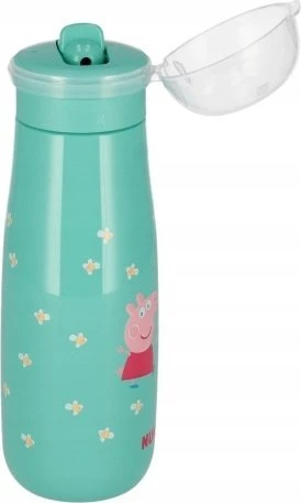 NUK Mini-Me Flip 2-in-1 kūdikio buteliukas Peppa Pig, 450 ml, rožinis, 12+m