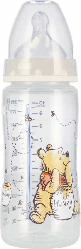 NUK buteliukas FC+ WINNIE THE POOH 300ml. čiulptukas 0-6m M