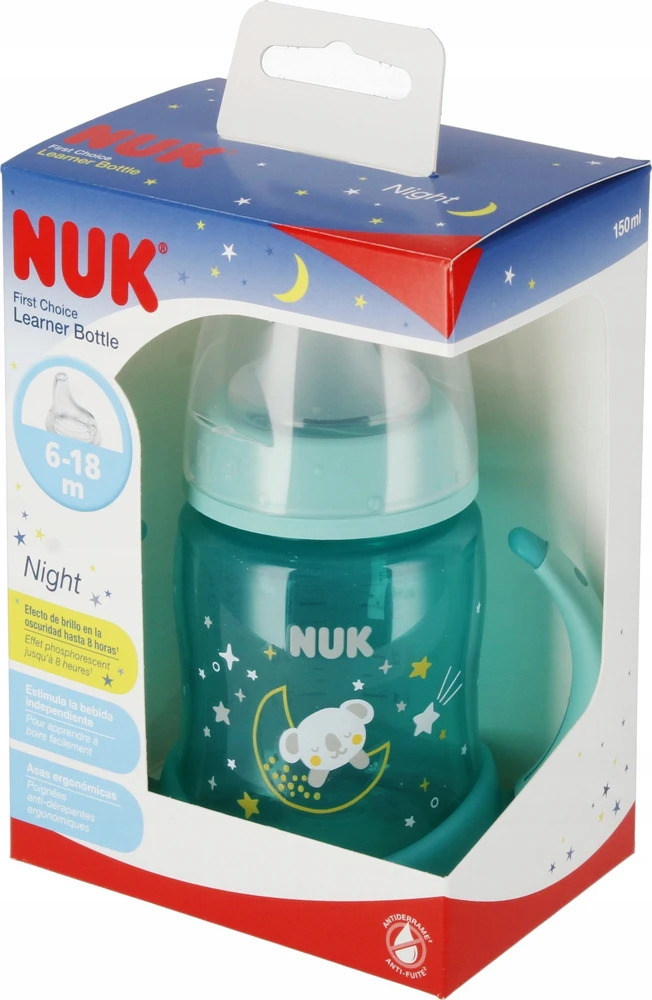 Nuk First Choice 150ml gertuvė su rankenėlėmis