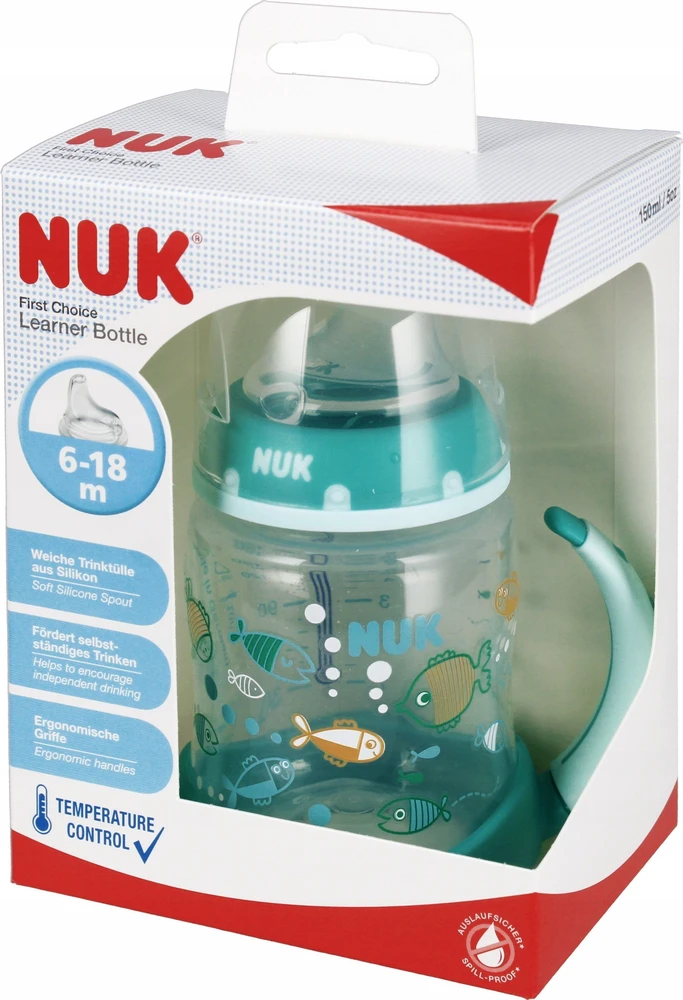 Nuk NĖRA BUTELIO PP 150ML 6-18FC TURKUS 10215335 1/6