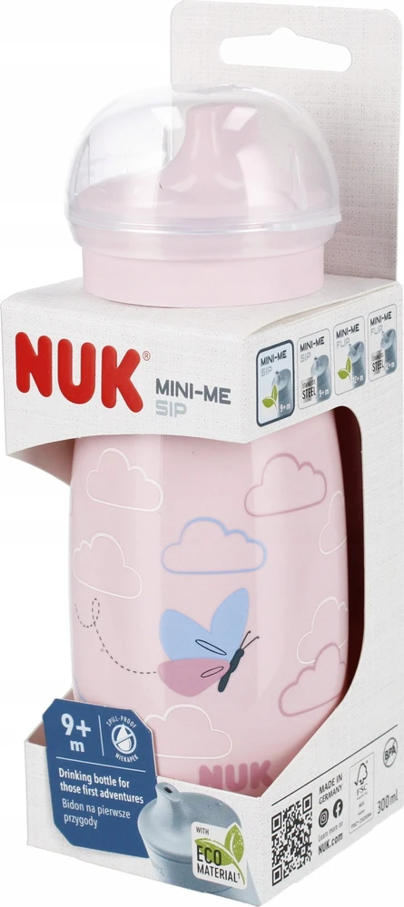 Nuk NO NO CUBE 300ML MINI-ME 9M Rožinis 10255688 1/6