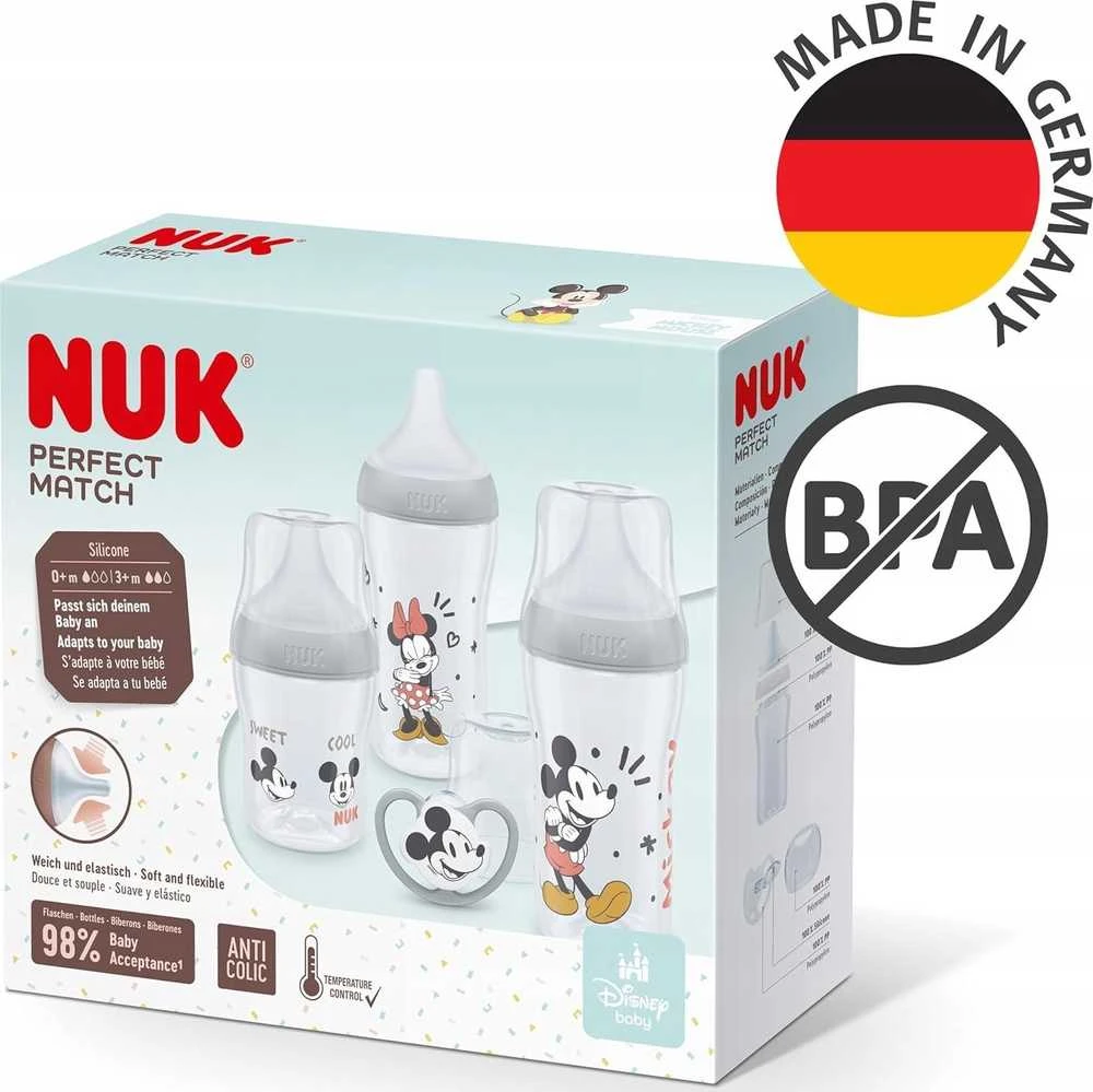 NUK Perfect Match Disney peliuko Mikio rinkinys