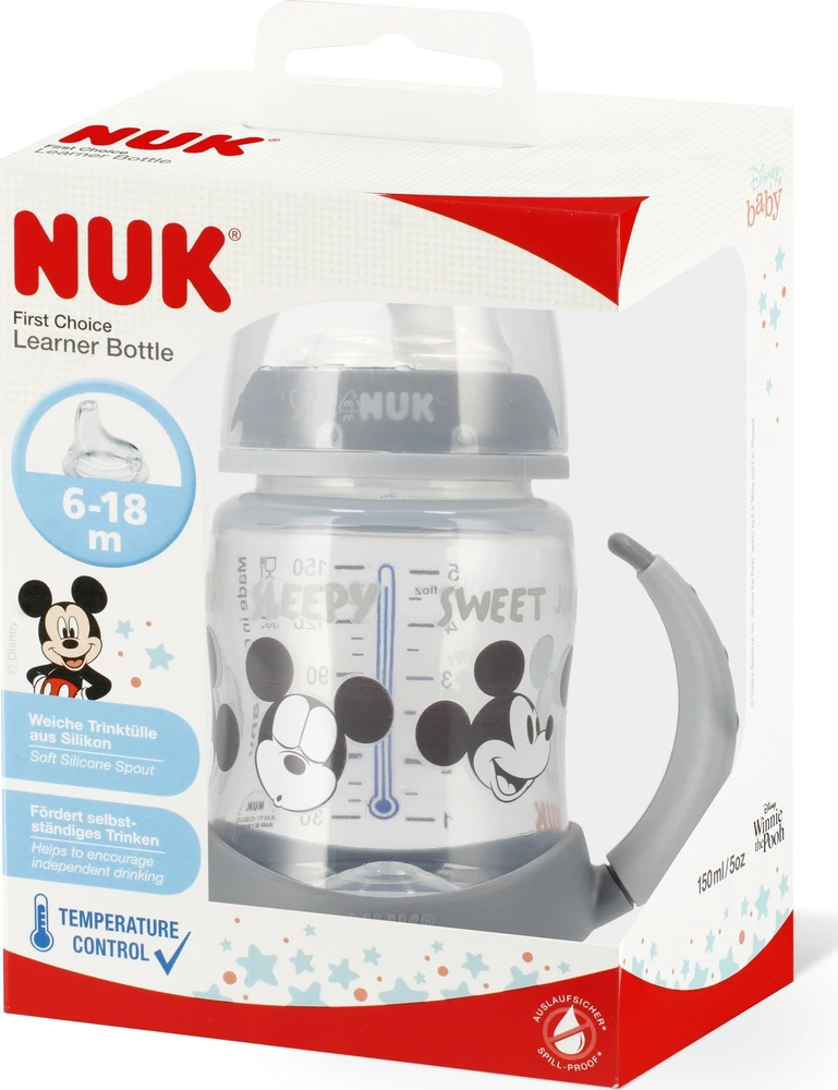 Nuk Training Bottle FC+ PP TC Mickey 6-18M Silicone