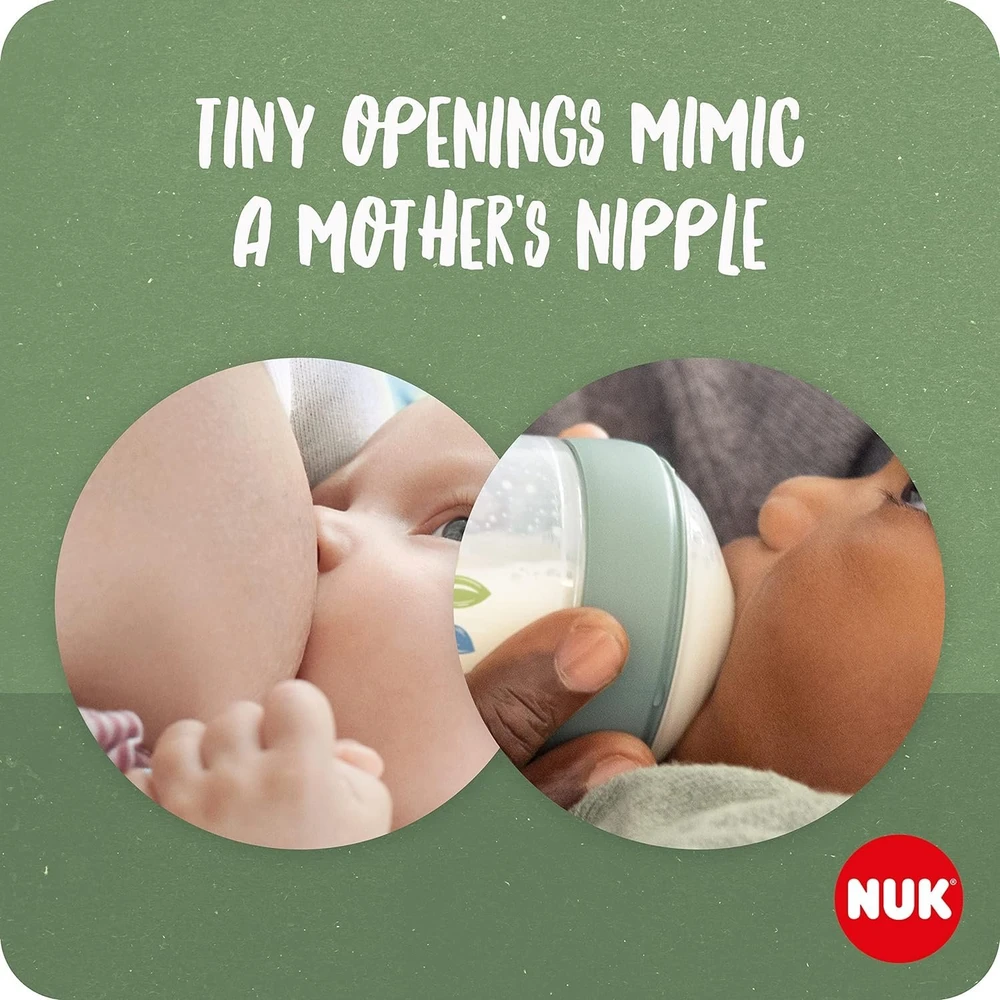 NUK buteliuko žindukas, imituojantis motinos krūtį