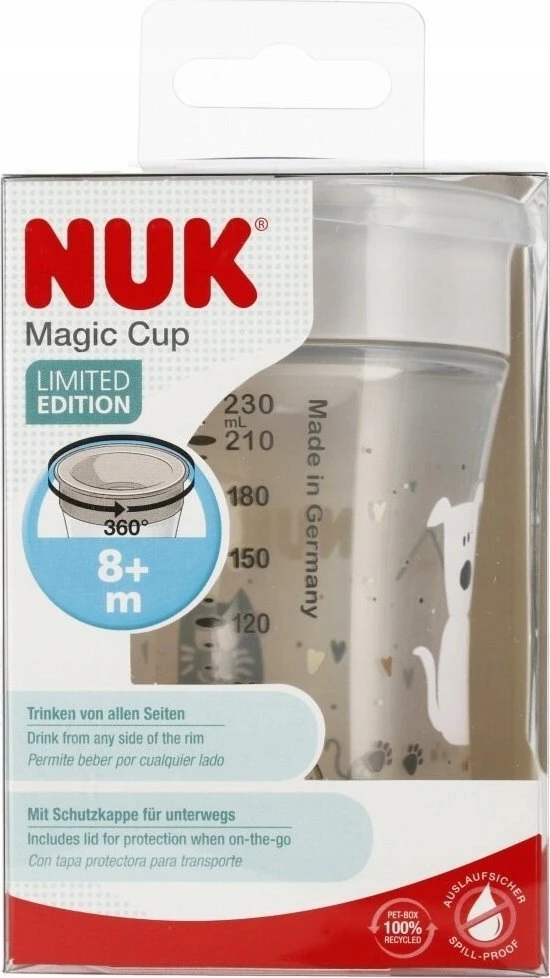 NUK NUK CUP 230ml MAGIC 8M POP 10255684 1/4
