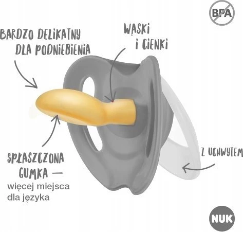 NUK 737046 Latekso čiulptukas 18-36m STAR 2 vnt