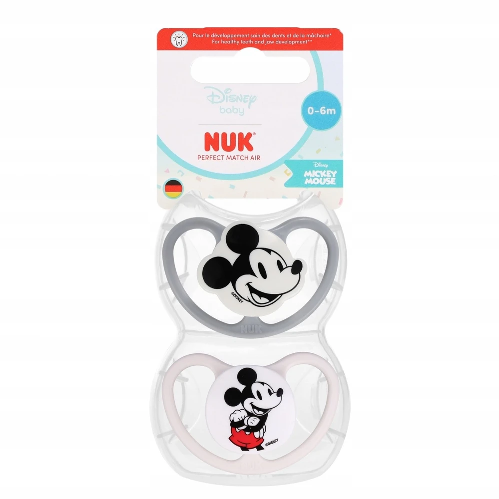 NUK NUK ŽINDOMAS 2VNT 0-6M PM AIR MIKI POP10175367