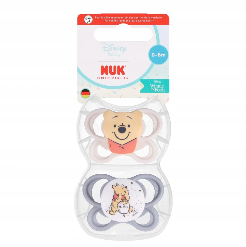 NUK SILICONE SOOTHING PERFECT MATCH AIR WINNIE THE POOH 0-6m