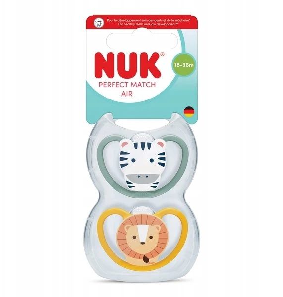 NUK čiulptukas USP 2EL 18-36M PM AIR ZEB/LEW1017723