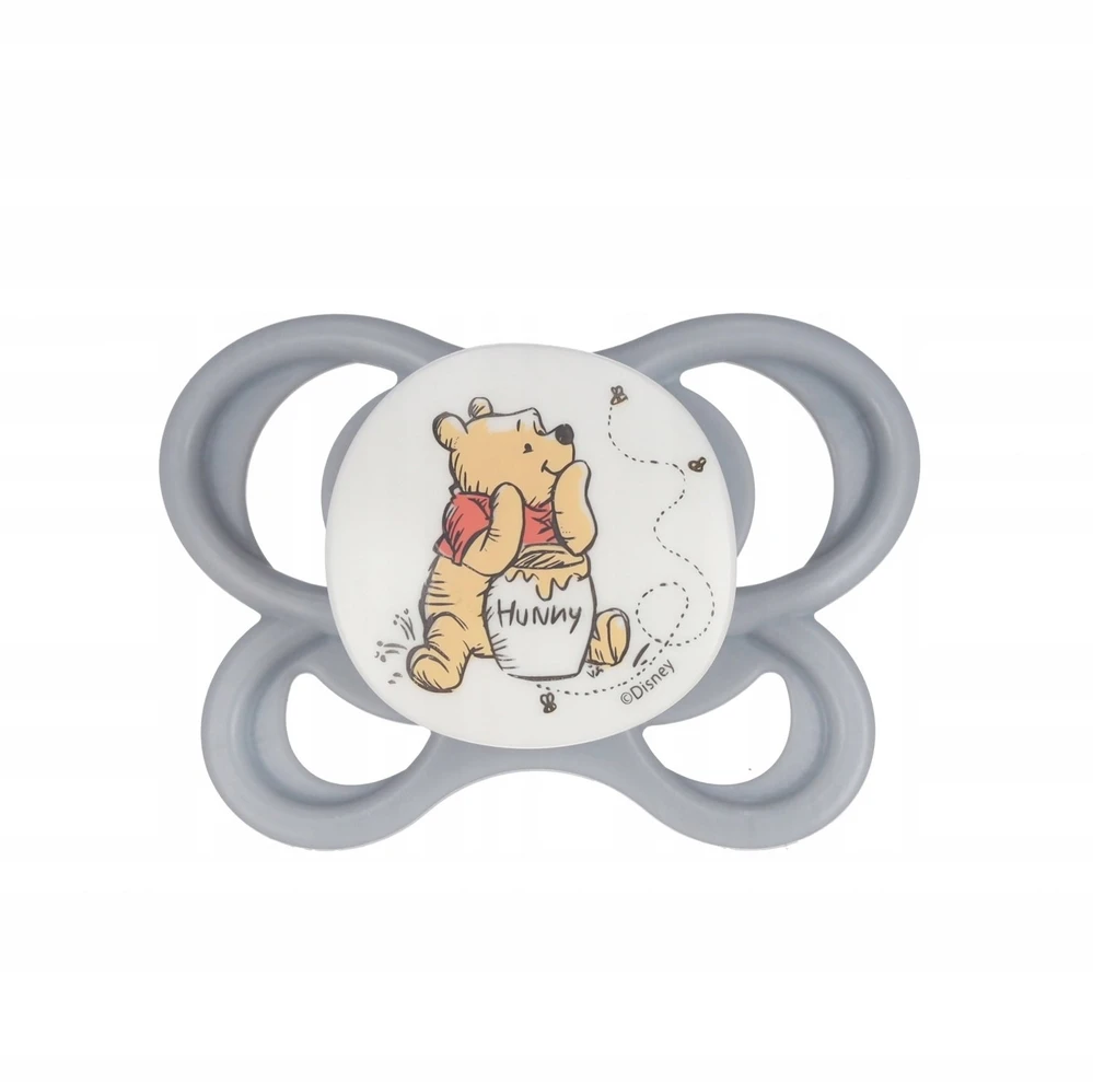 NUK Perfect Match Air čiulptukas Disney Bear Pú 0–6 mėn., pilkas