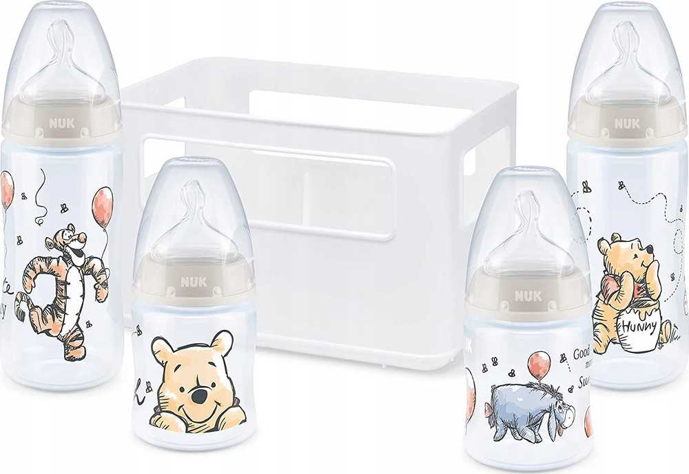 NUK starto rinkinys, buteliukai 2x 150ml 2x300ml 0-6 mėn.