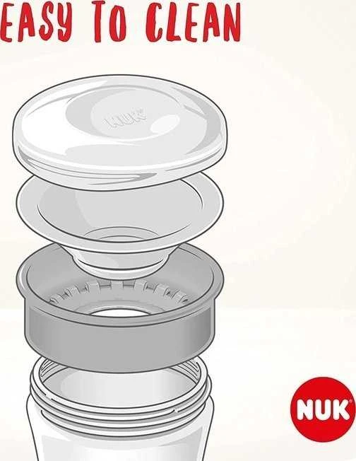 NUK Puodelis Magic Cup 360° geriamasis kraštas 230ml raudona