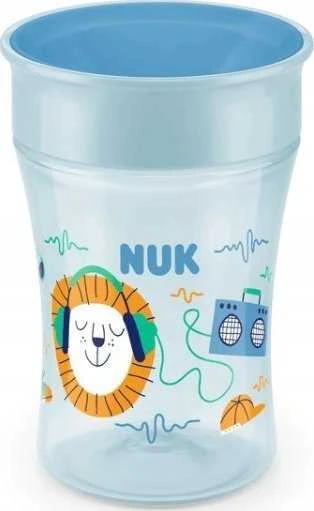 NUK Puodelis mokymuisi gerti Magic Cup 360° gerimo kraštas 230ml mėlyna