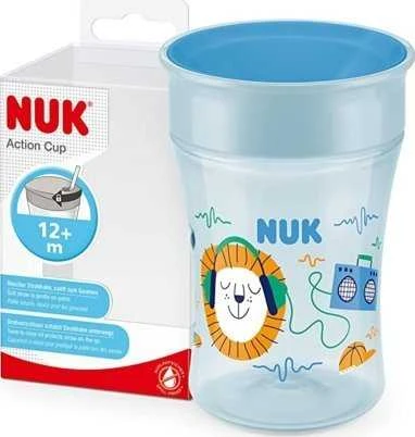 NUK Puodelis mokymuisi gerti Magic Cup 360° gerimo kraštas 230ml mėlyna