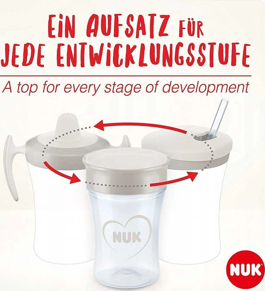 NUK LEARN TO DRINK SET puodelis berniukui