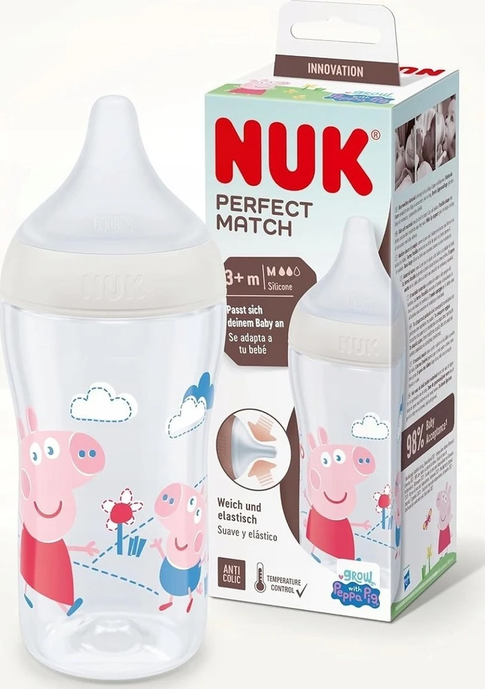 NUK 216017 PP buteliukas 260 ml PEPPA