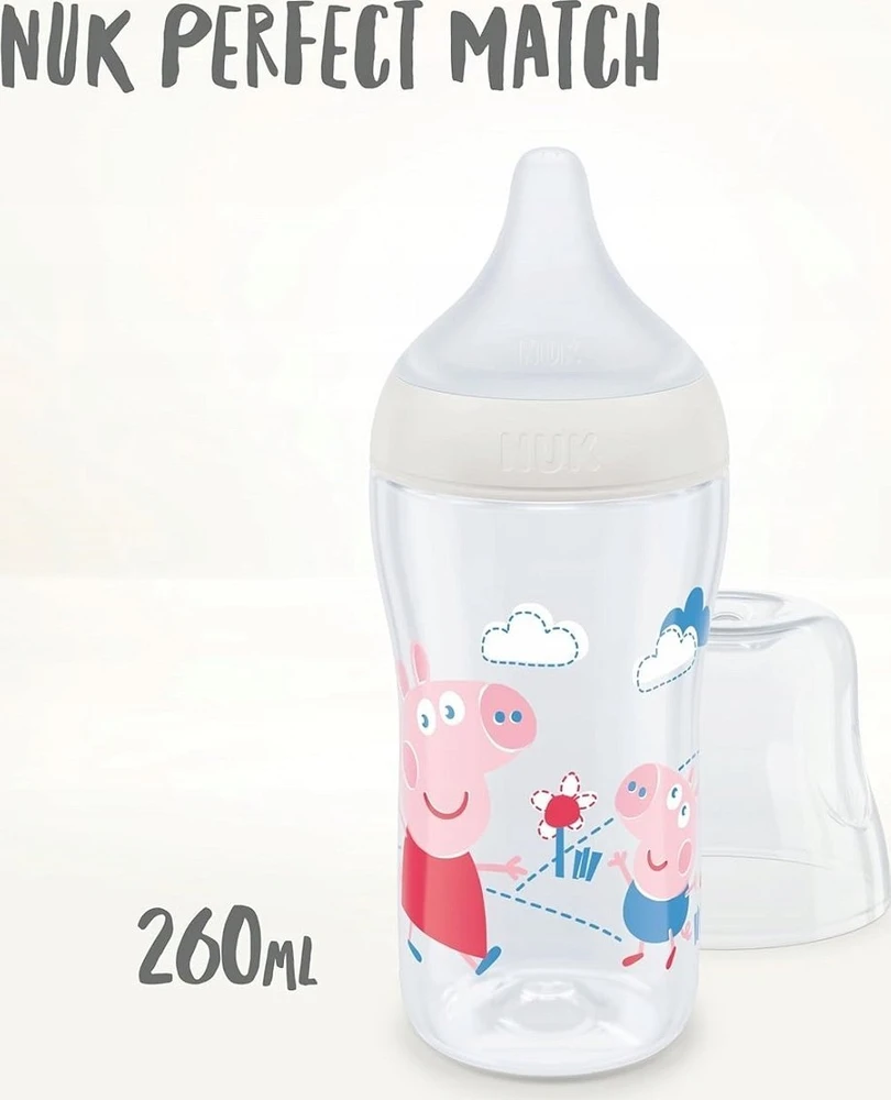 NUK 216017 PP buteliukas 260 ml PEPPA