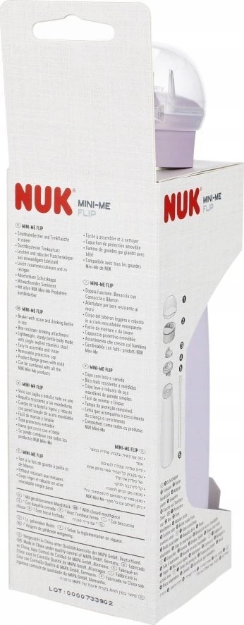 NUK PUODELIS 500ML MINI-ME 12M VIOLETINIS 10255691 1/6