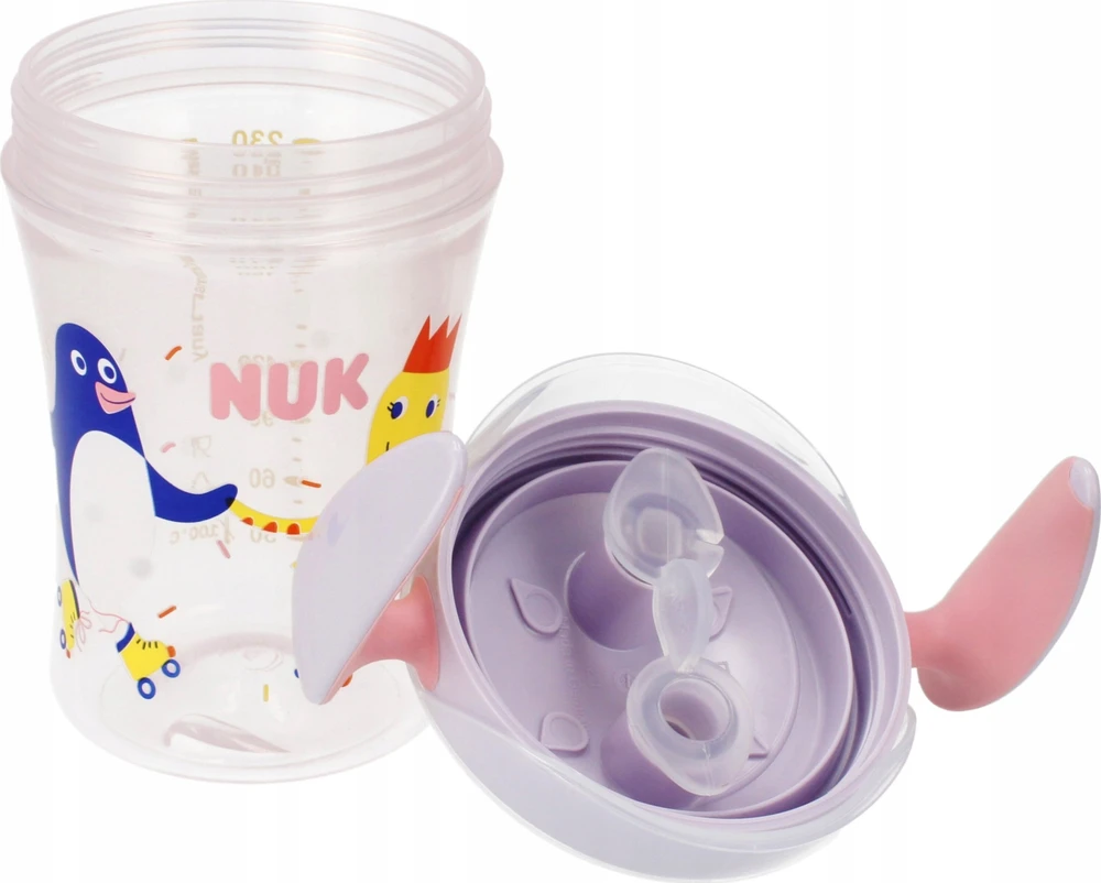 NUK puodelis be užpilo 230 ml EVO MAGIC puodelis ROZ10751140