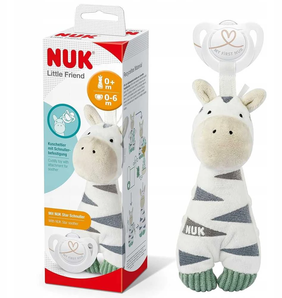 NUK NUK Schnuller Buddy Little Friend Zebra