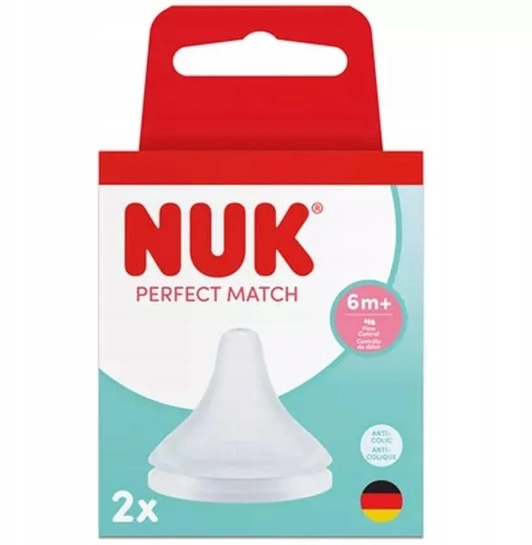 Nature Perfect Match Nuk FLOW (nuo 6 mėn.), 2 vnt.