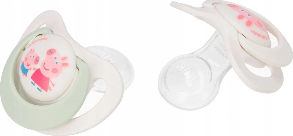 NUK 177219 Čiulptukas 18-36m Silikoninis PEPPA 2 vnt