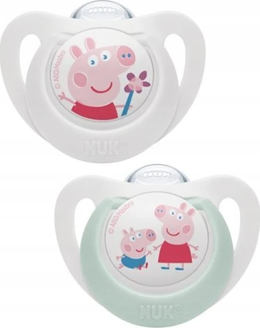 NUK 177219 Čiulptukas 18-36m Silikoninis PEPPA 2 vnt