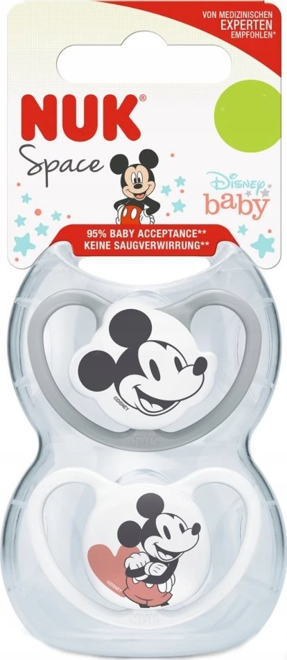 NUK ŽINDOMIŲJŲ SPENELIAI USP 2VNT 0-6 MĖN SPECIALUS MINKŠTI Baltas/10175281 1/6