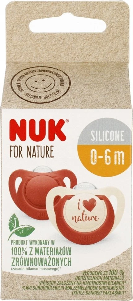 NUK Žindukas SMOCZEK USP 2EL R1 FOR NATU ROZ 10730763 1/6