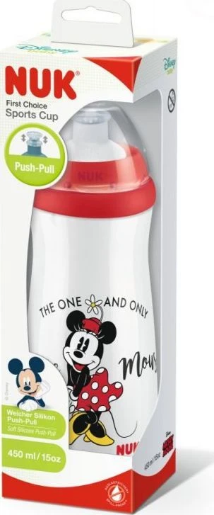 NUK 255413 sportinis puodelis 450ml Mickey Mouse