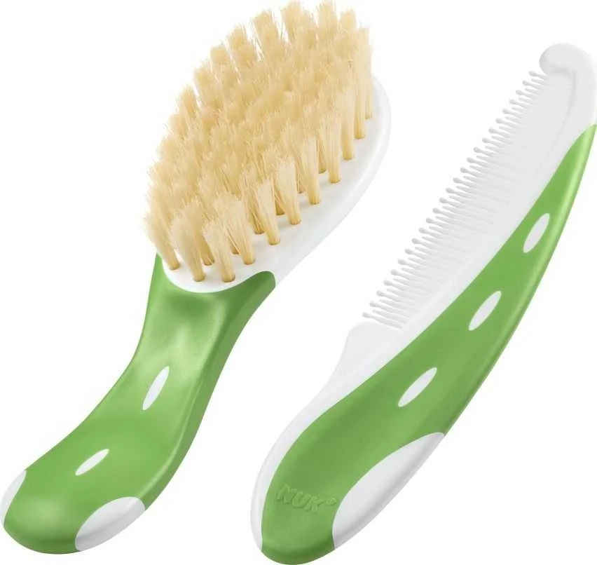 NUK 256236 kūdikių šepetėlis + šukos