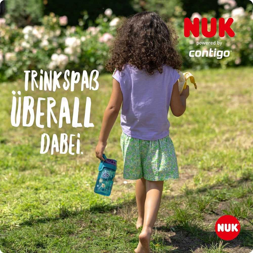 NUK Buteliukas Contigo Easy Straw Cup 420ml rožinė