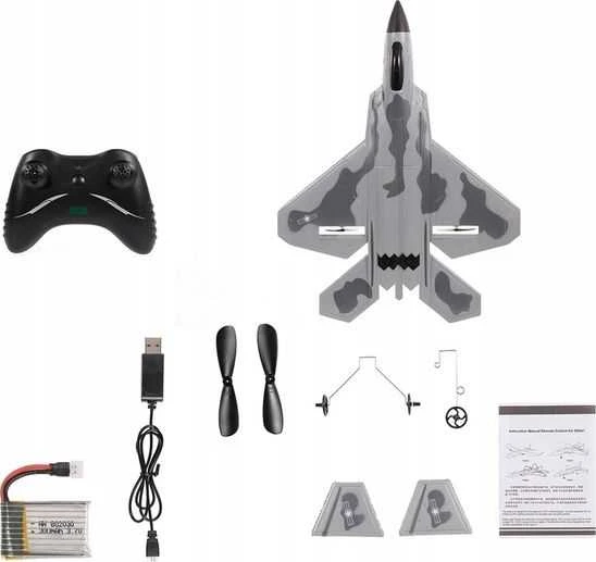 Nuotoliniu būdu valdomas lėktuvas Fleg F-22 Raptor Ready To Fly (GF7201)