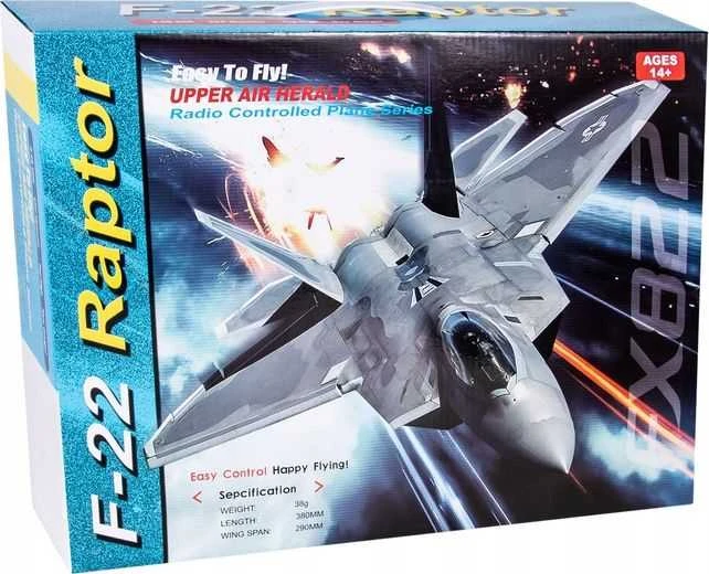 Nuotoliniu būdu valdomas lėktuvas Fleg F-22 Raptor Ready To Fly (GF7201)