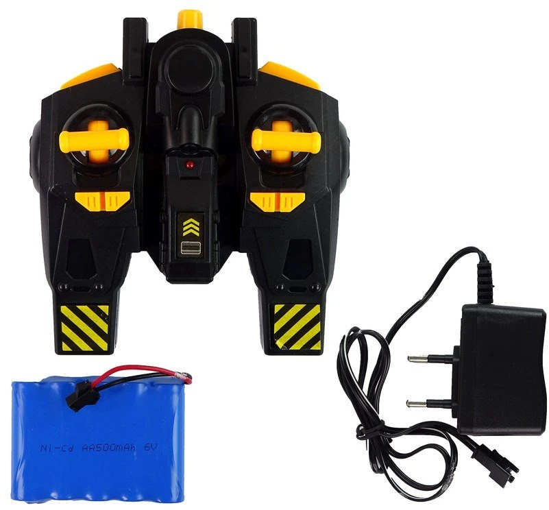 Lean toys Didžiulis ekskavatoriaus su įkrovikliu R/C LED nuotoliniu būdu valdomas.