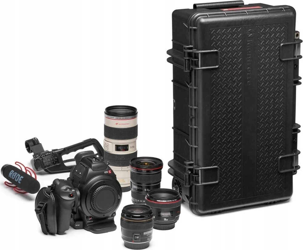 Manfrotto Reloader Tough 55 Low fotoaparato įrangos dėklas.