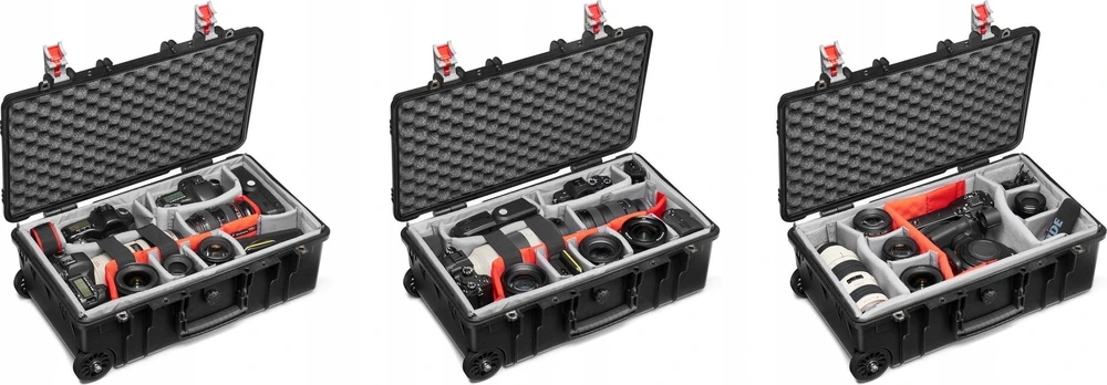 Manfrotto Reloader Tough 55 Low fotoaparato įrangos dėklas.