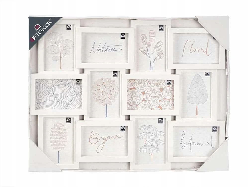 Nuotraukų rėmelis Gift Decor Ramka Giftdecor Multirama na 12 zdjęć, 10×15 cm