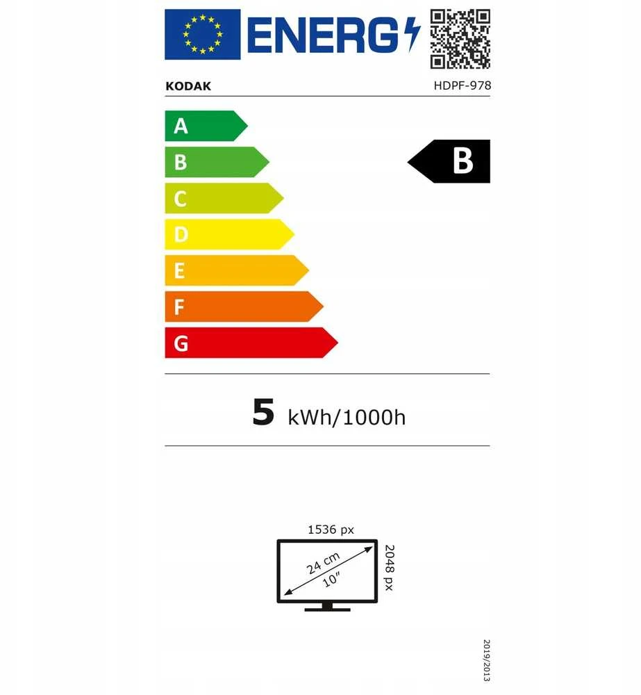 Nuotraukų rėmelis Kodak HDPF-978 WiFi braun