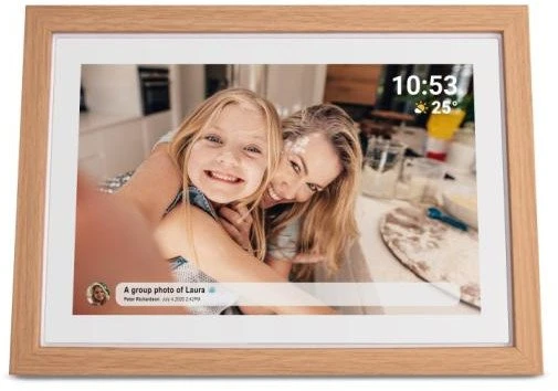DNV Denver PFF-1040LW skaitmeninis nuotraukų rėmelis Medis 25,6 cm (10.1″) Lietimui jautrus ekranas „Wi-Fi“