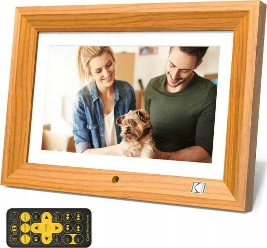 Nuotraukų rėmelis Kodak LED HD 10" RDPF-1020WBW medinė rūda
