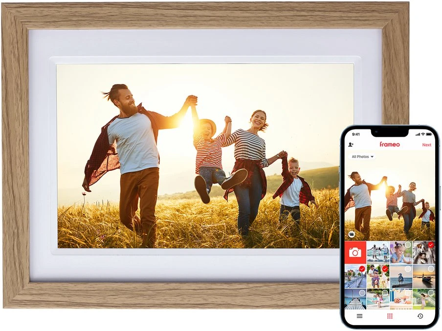 Nuotraukų rėmelis Ramka cyfrowa Rollei 50014 cyfrowa ramka na zdjęcia Ruda 25,6 cm (10.1'') Ekran dotykowy Wi-Fi